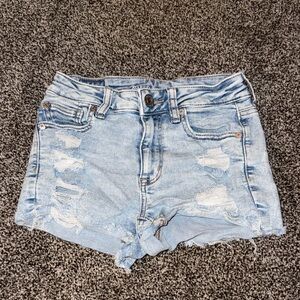 American Eagle Outfitters Light Blue Jean Shorts